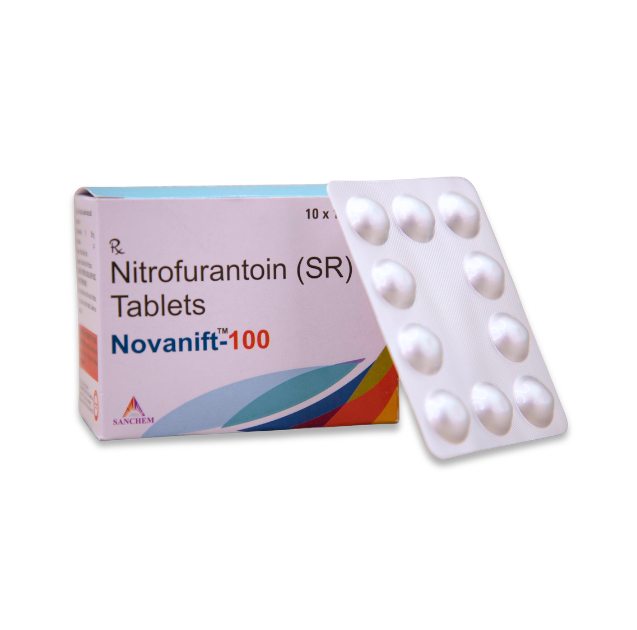 Novanift-100 (Nitrofurantoin 100mg SR Tablets)